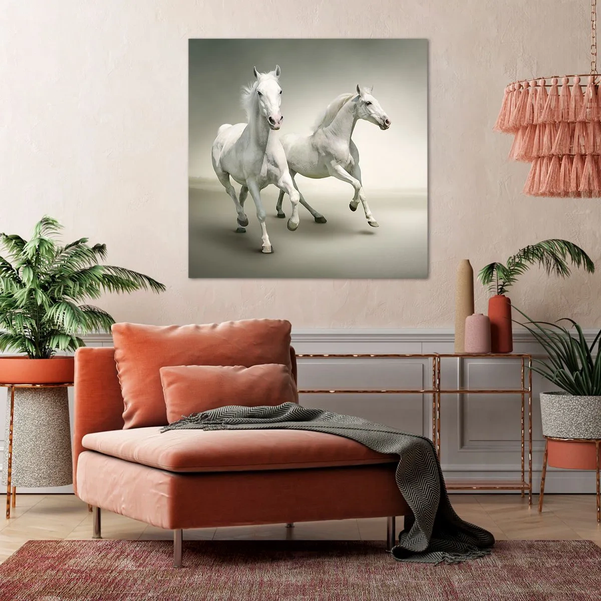 Quadro su tela - Stampe su Tela - White power! - 50x50 cm