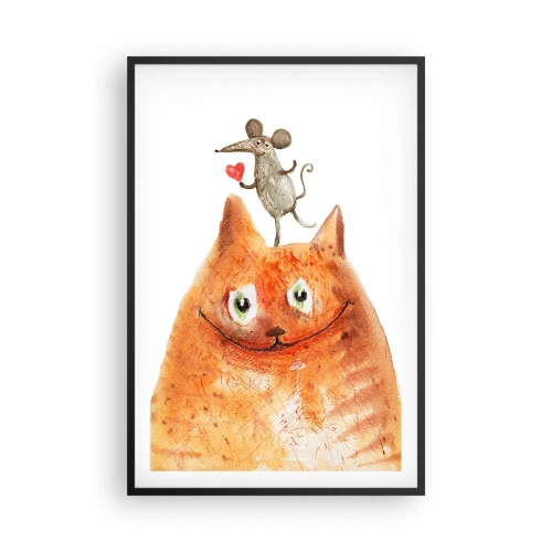 Poster in cornice nera - I paradossi dell'amore - 61x91 cm