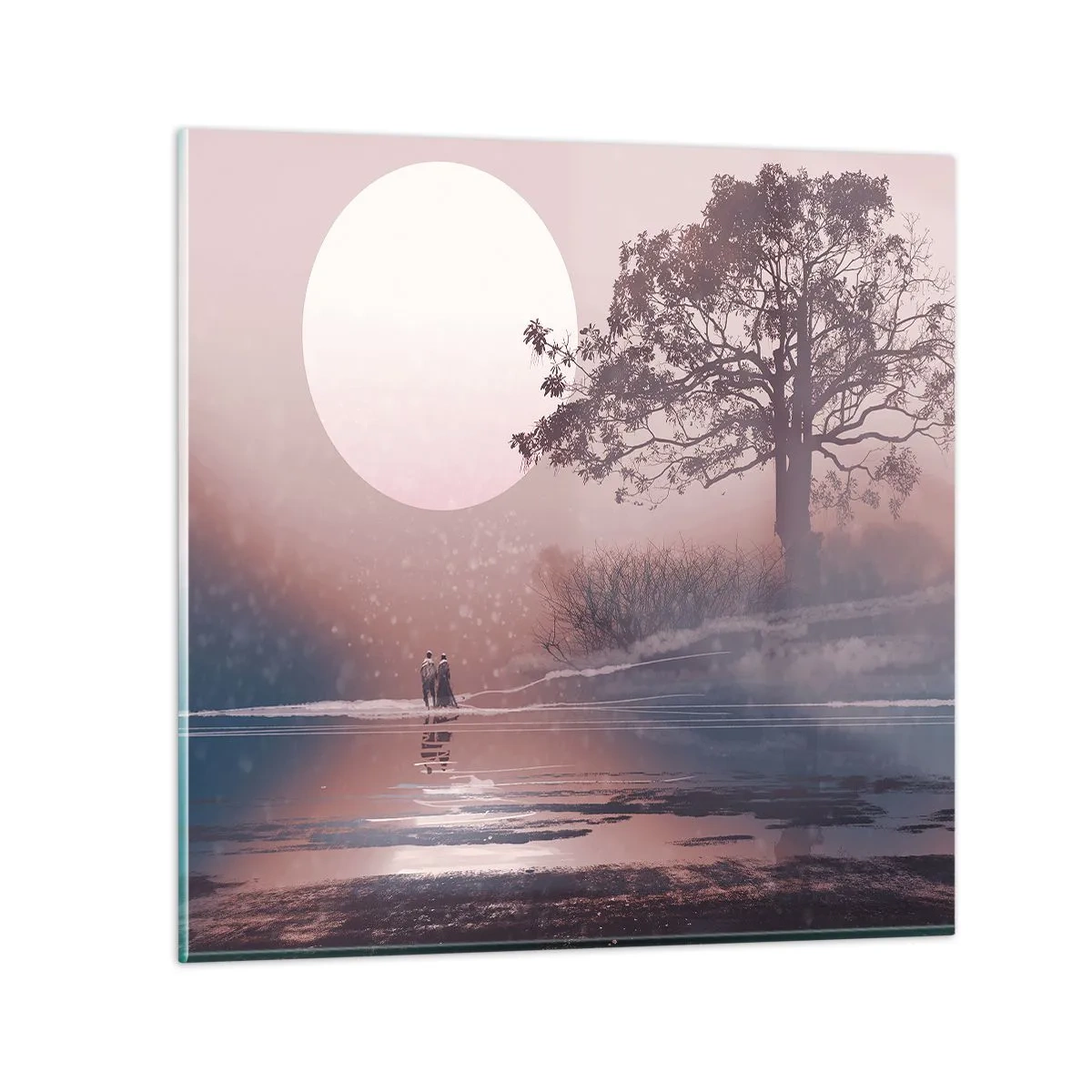 Quadro su vetro - Meraviglie della notte - 30x30 cm