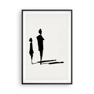 Poster in cornice nera - Sicuramente insieme? - 61x91 cm