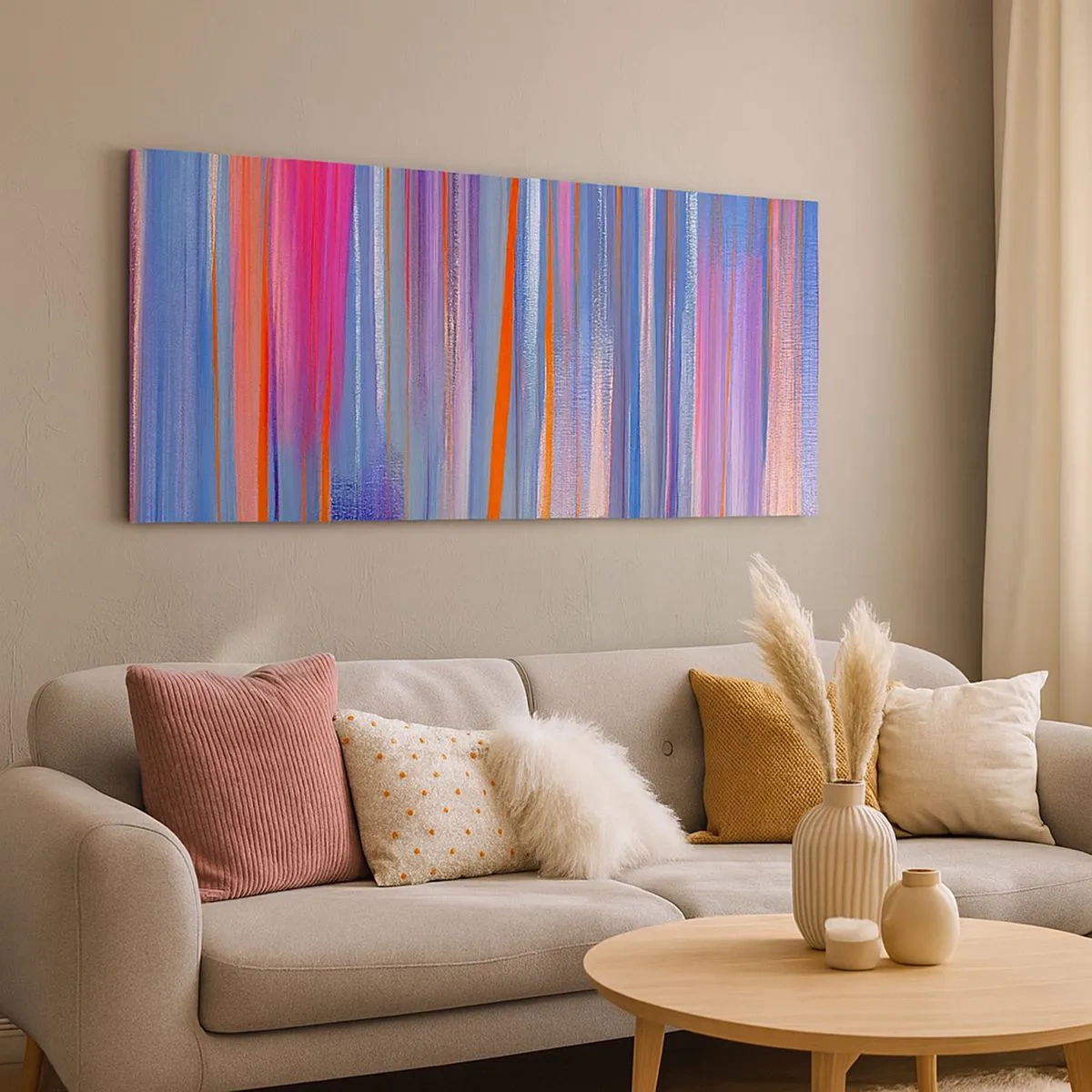 Quadro su tela - Stampe su Tela - Ascensione arcobaleno - 100x40 cm