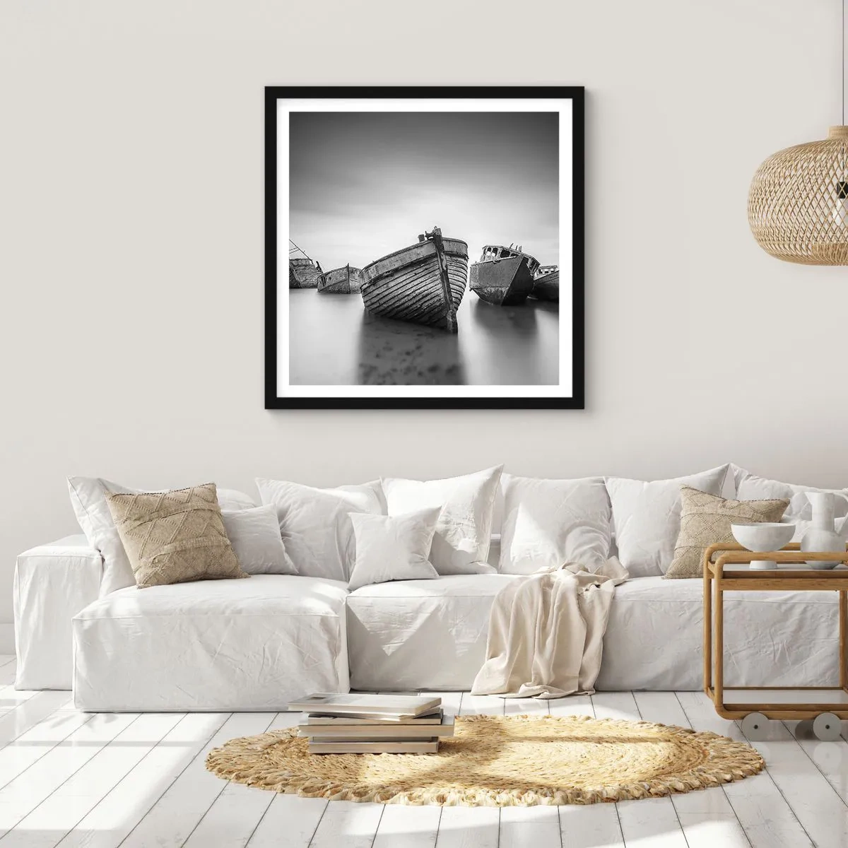 Poster in cornice nera - Sono solo ricordi... - 30x30 cm