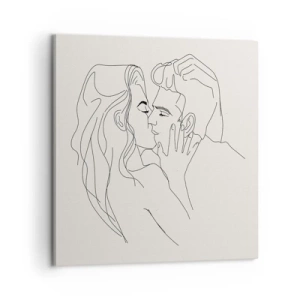 Quadro su tela - Stampe su Tela - Intrecciati dal sentimento - 60x60 cm