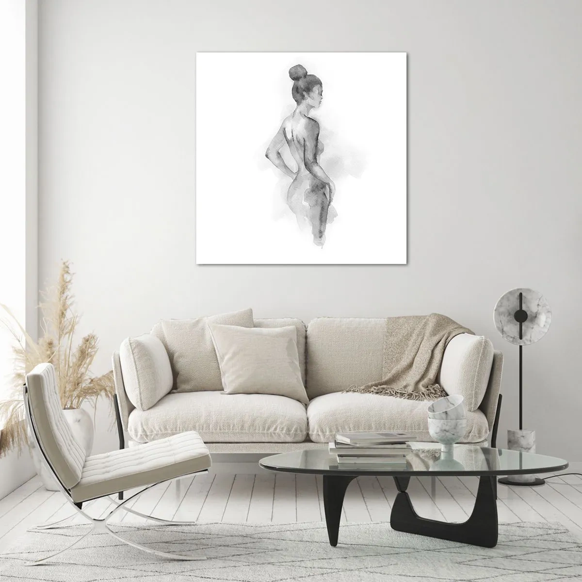 Quadro su vetro - Bella come un quadro - 50x50 cm