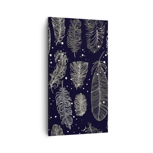 Quadro su tela - Stampe su Tela - Pizzo piumato - 45x80 cm