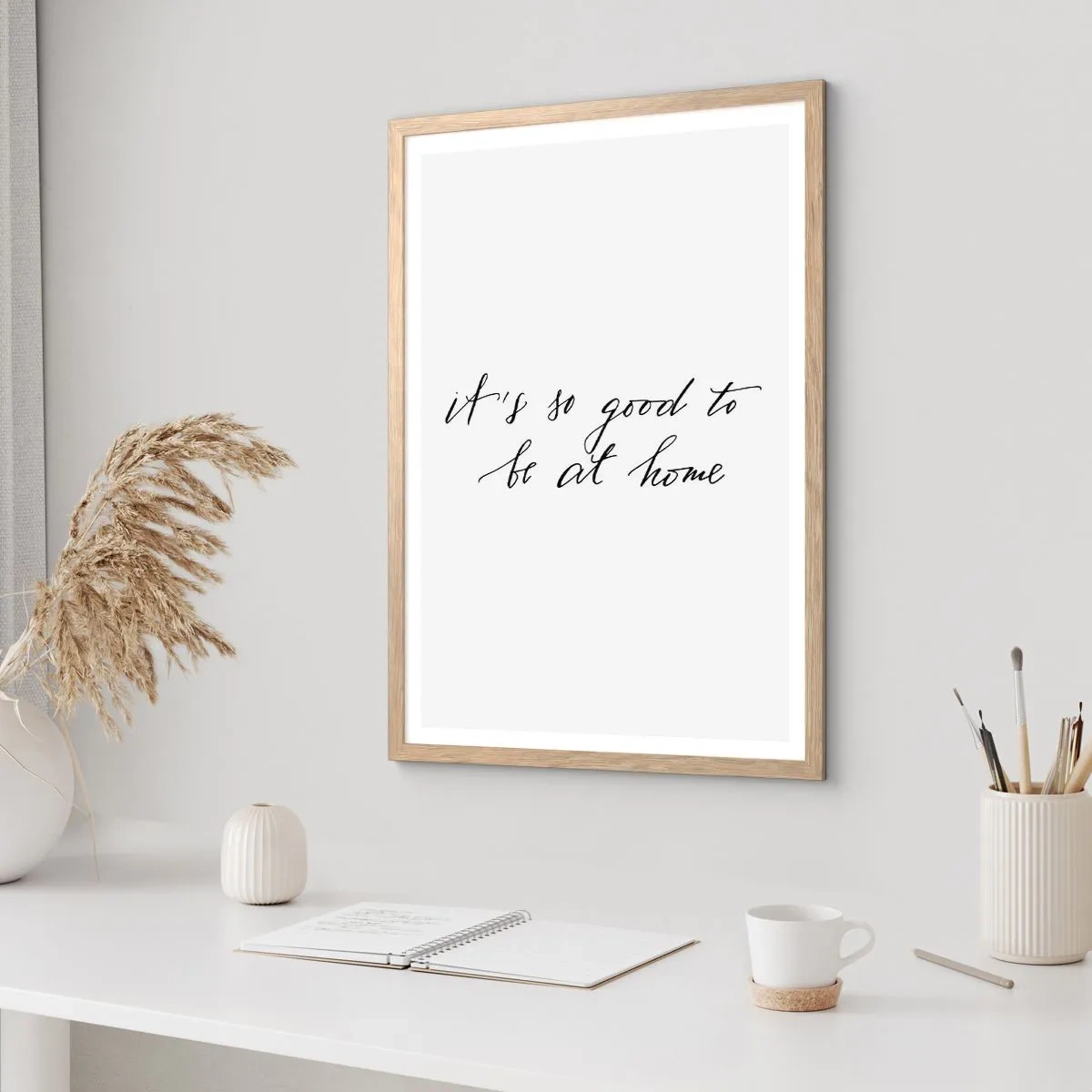 Poster in cornice rovere chiaro - Tutta la verità - 50x70 cm