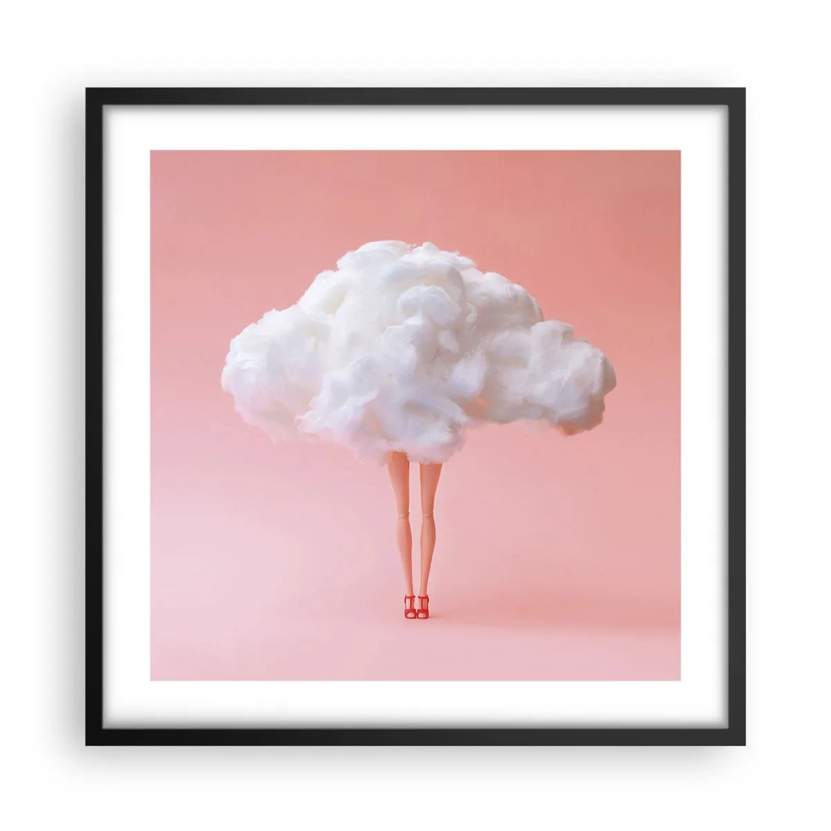 Poster in cornice nera - Dolce promessa - 50x50 cm