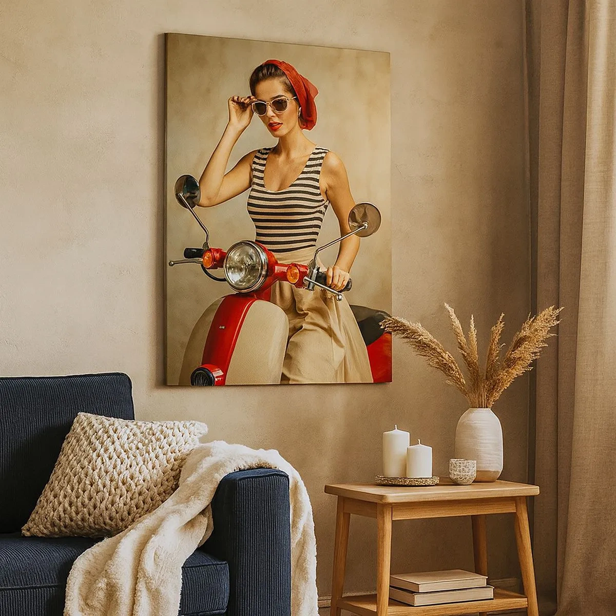 Quadro su tela - Stampe su Tela - Incontro nel viaggio - 30x30 cm