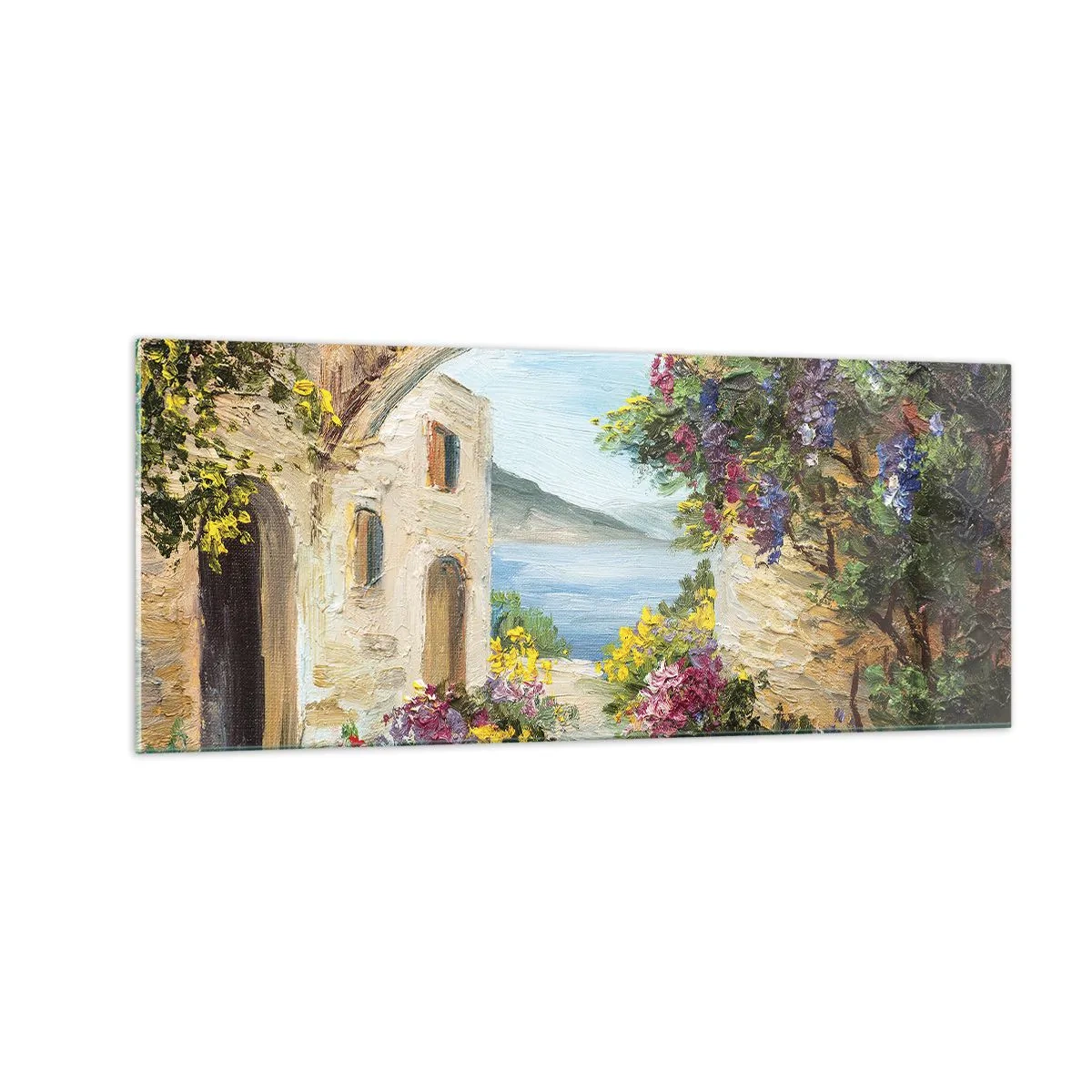 Quadro su vetro - La bellezza della provincia costiera - 100x40 cm