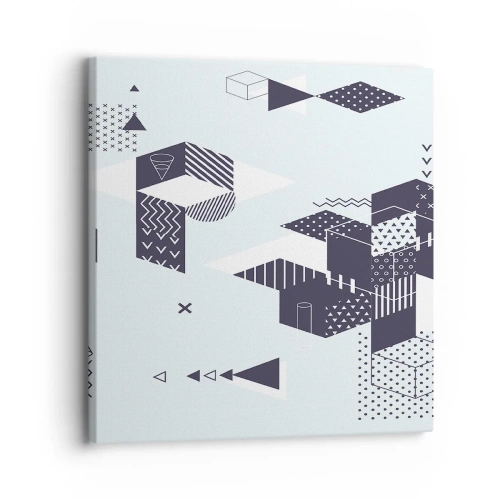 Quadro su tela - Stampe su Tela - La matematica nell'anima - 30x30 cm
