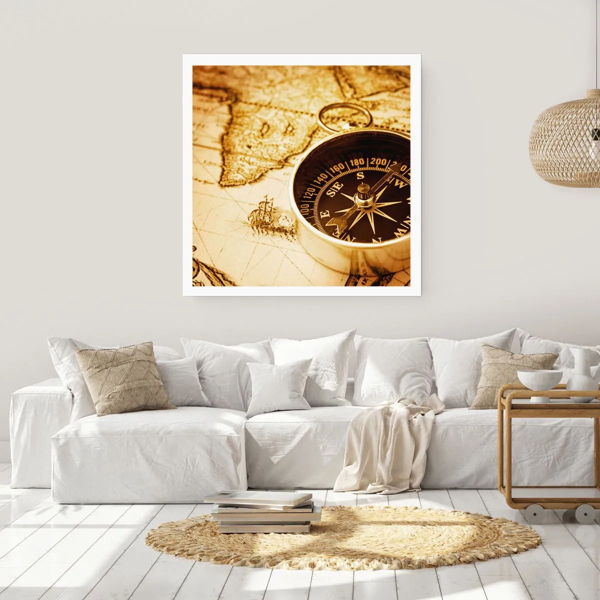 Poster - A est o a ovest? - 50x50 cm