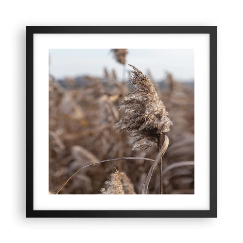 Poster in cornice nera - è tempo di volare col vento - 40x40 cm