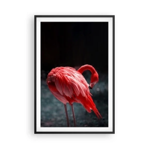 Poster in cornice nera - La poesia cremisi della natura - 61x91 cm