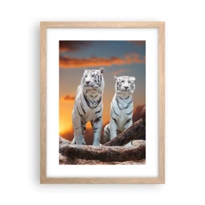 Poster in cornice rovere chiaro - Proprio come a Narnia - 30x40 cm