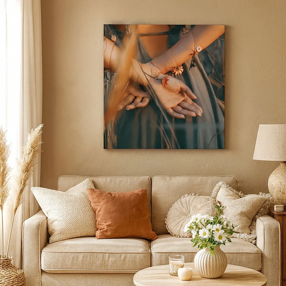 Quadro su tela - Stampe su Tela - Legata alla natura - 30x30 cm