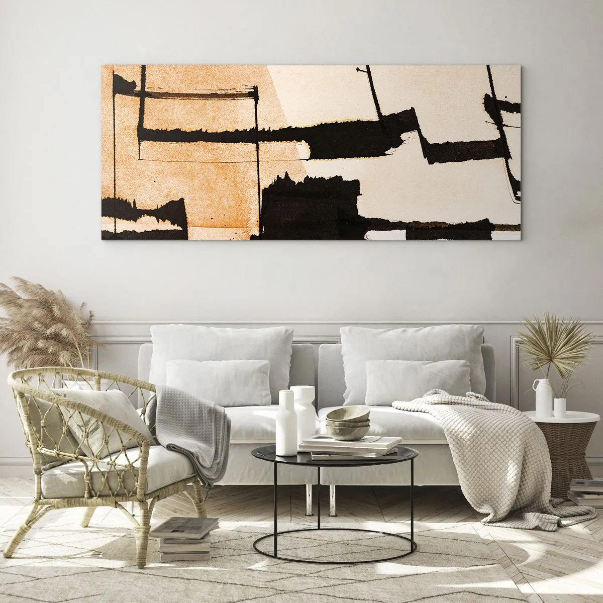 Quadro su vetro - Comunque in ordine - 90x30 cm