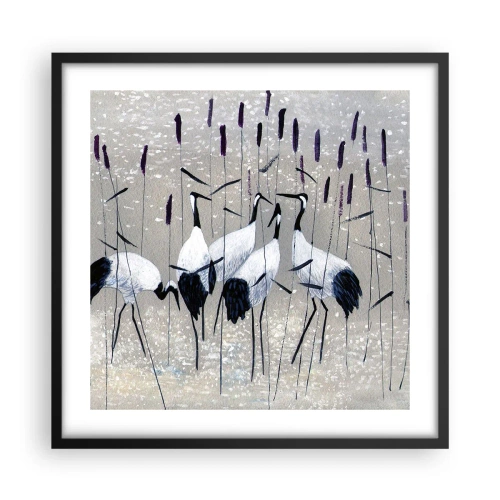 Poster in cornice nera - Tra i suoi - 50x50 cm