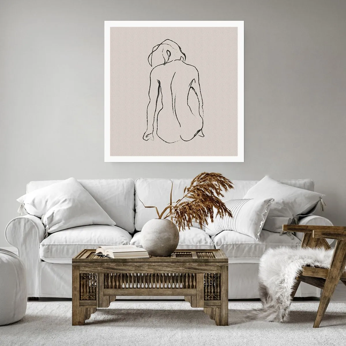 Poster - Nudo di ragazza - 30x30 cm