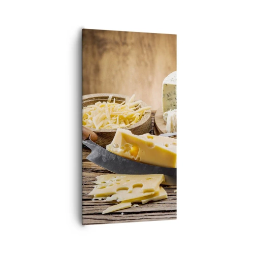 Quadro su tela - Stampe su Tela - Sorridi al formaggio - 65x120 cm