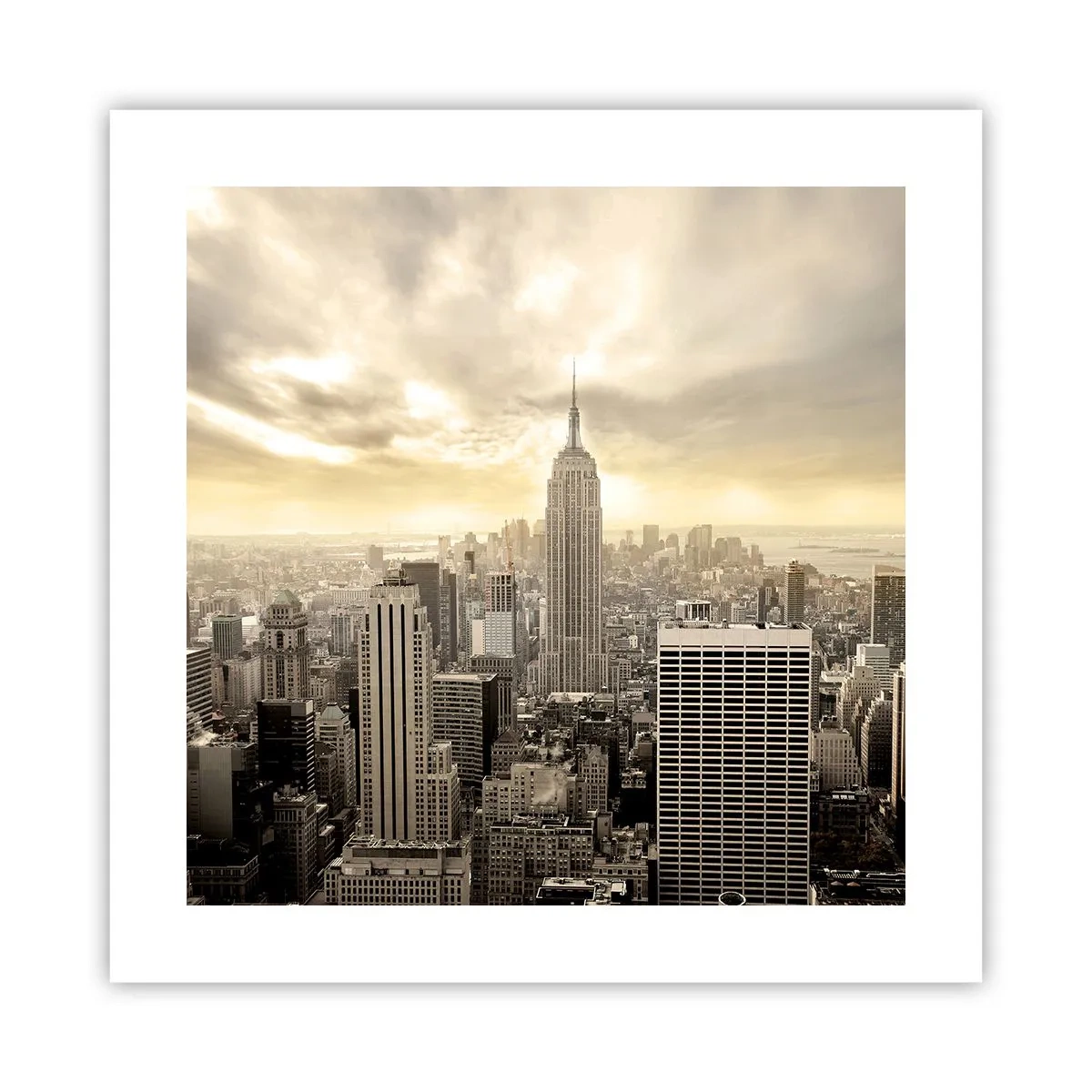 Poster - New York in grigio - 40x40 cm