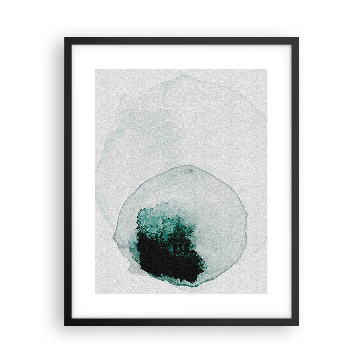 Poster in cornice nera - In una goccia d'acqua - 40x50 cm