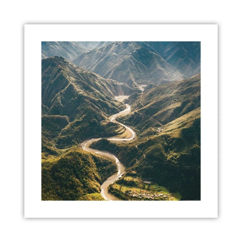 Poster - Direttamente dal cuore dei monti - 40x40 cm