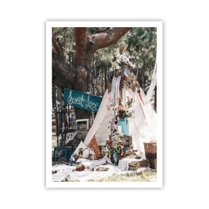 Poster - Make love... - 70x100 cm