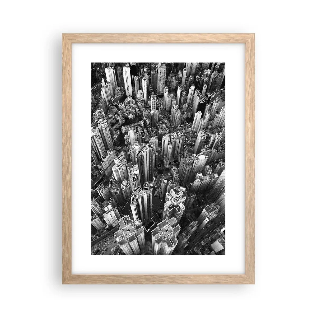 Poster in cornice rovere chiaro - Ancora più in alto - 30x40 cm