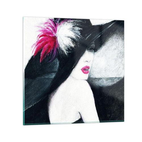 Quadro su vetro - Sempre un mistero - 70x70 cm