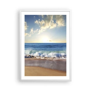 Poster in cornice bianca - Insieme movimento e immobilità - 50x70 cm