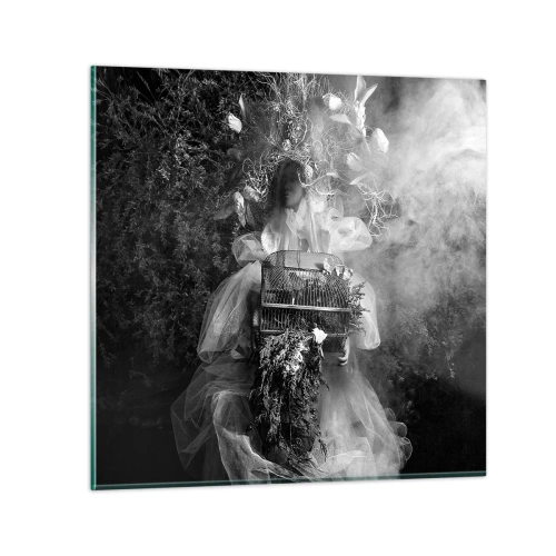 Quadro su vetro - Madre natura stessa - 30x30 cm