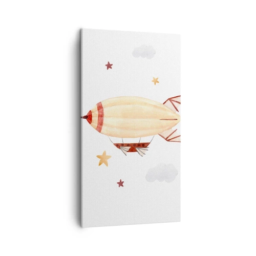 Quadro su tela - Stampe su Tela - Nave volante - 45x80 cm