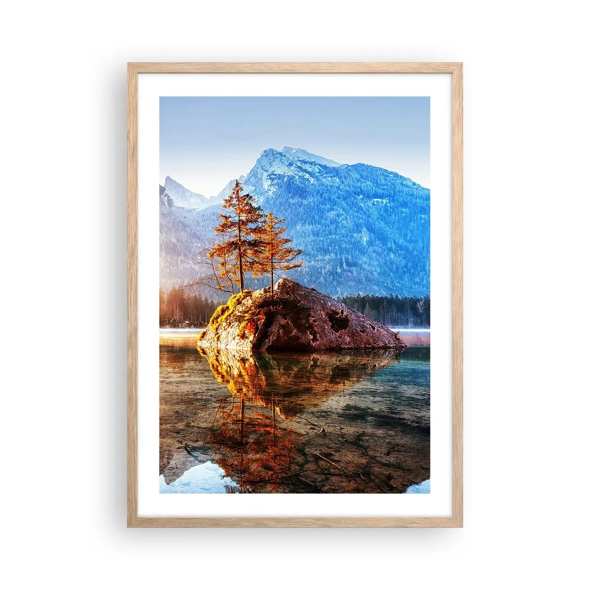 Poster in cornice rovere chiaro - La natura in una nuova luce - 50x70 cm