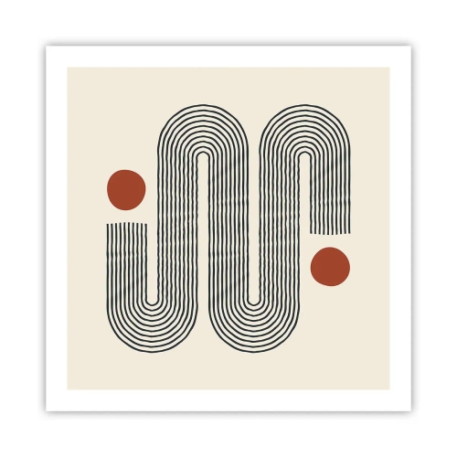 Poster - Dall'inizio alla fine - 60x60 cm