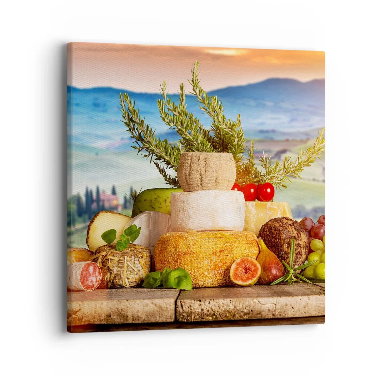 Quadro su tela - Stampe su Tela - La gioia italiana della vita - 40x40 cm