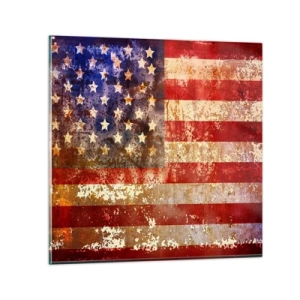 Quadro su vetro - L'attimo non passa - 30x30 cm