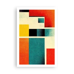 Poster - Astrazione geometrica: energia buona - 61x91 cm