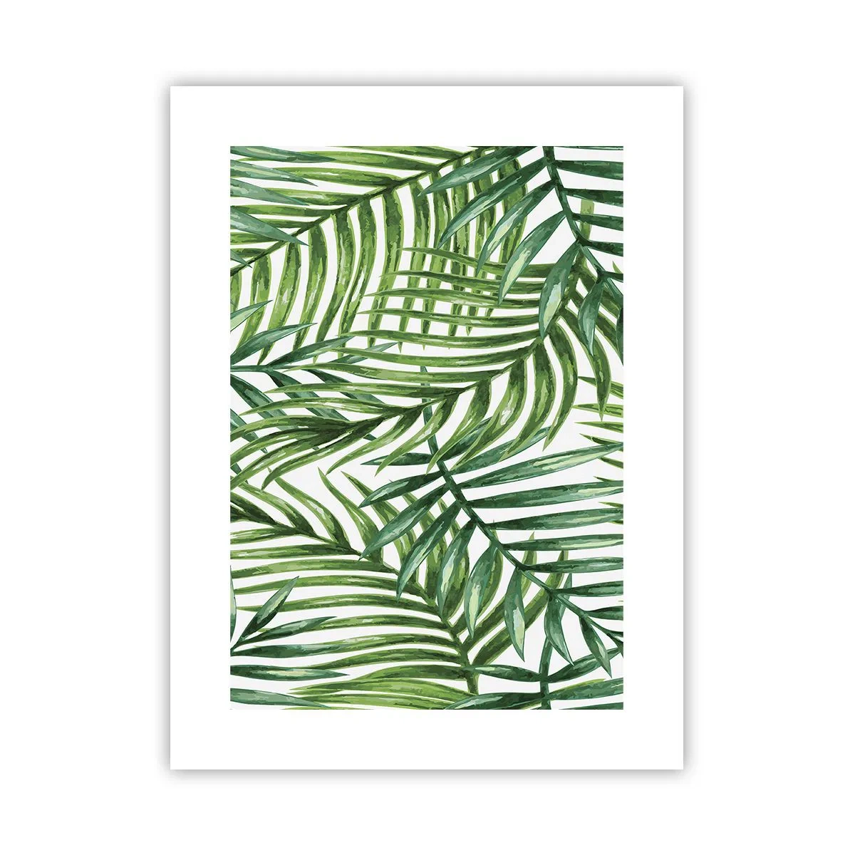 Poster - Sotto un baldacchino verde - 30x40 cm