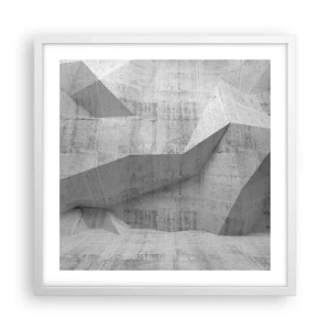 Poster in cornice bianca - Una vera sfida - 50x50 cm