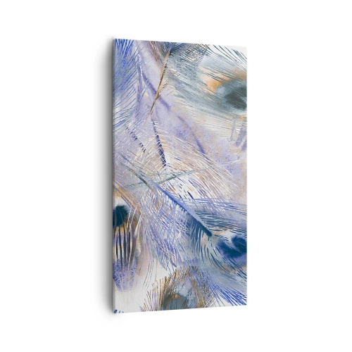 Quadro su tela - Stampe su Tela - Composizione a occhio di pavone - 55x100 cm