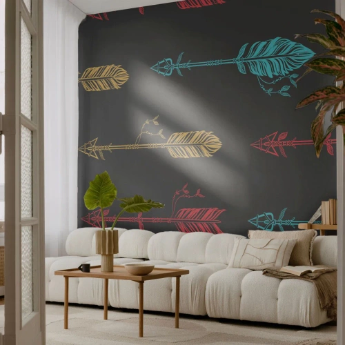 Fotomurali Standard Eco - In ordine - Astrazione, Boho, Freccia - 400x280 cm