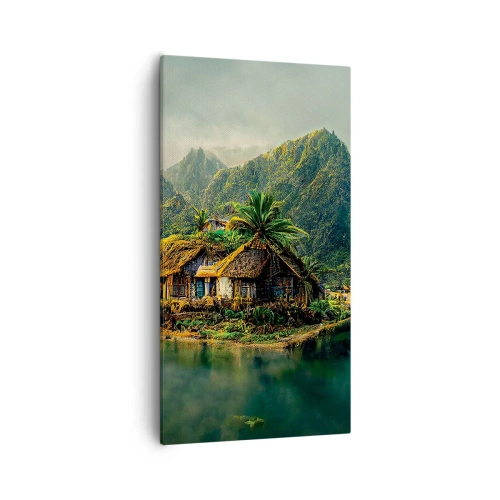 Quadro su tela - Stampe su Tela - Paradiso tropicale - 55x100 cm