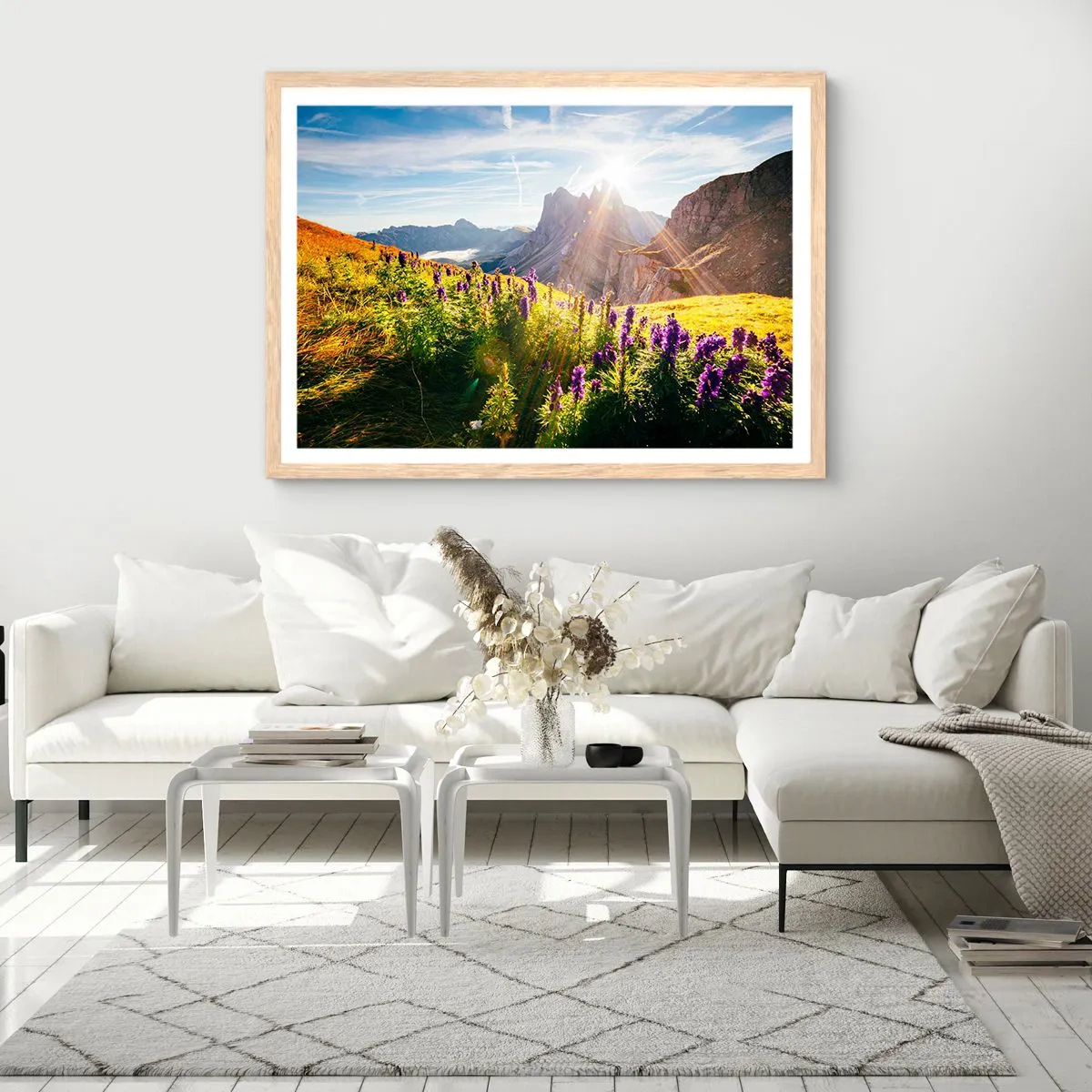 Poster in cornice rovere chiaro - La vita segreta delle erbe - 40x30 cm