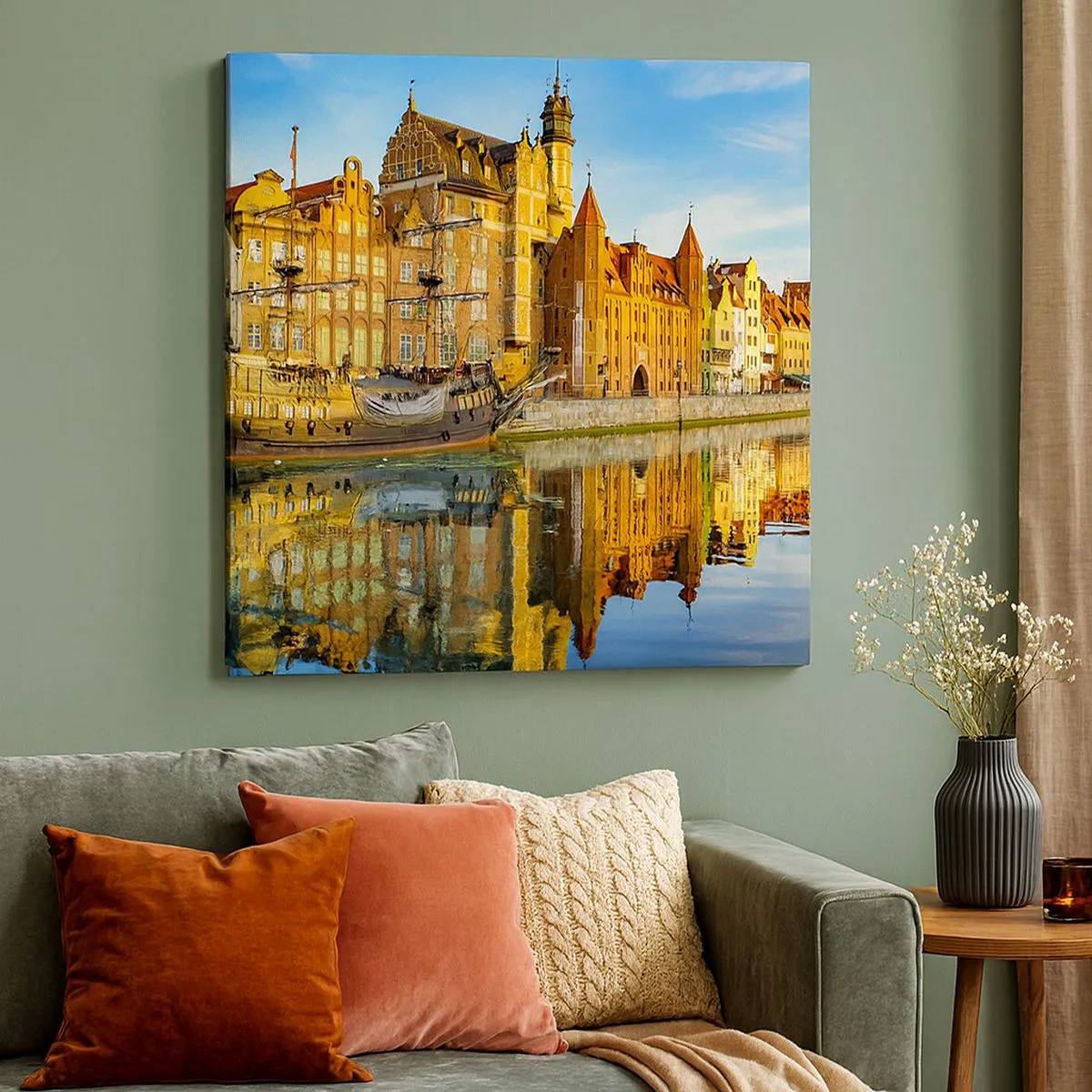 Quadro su tela - Stampe su Tela - Il riflesso del passato - 30x30 cm