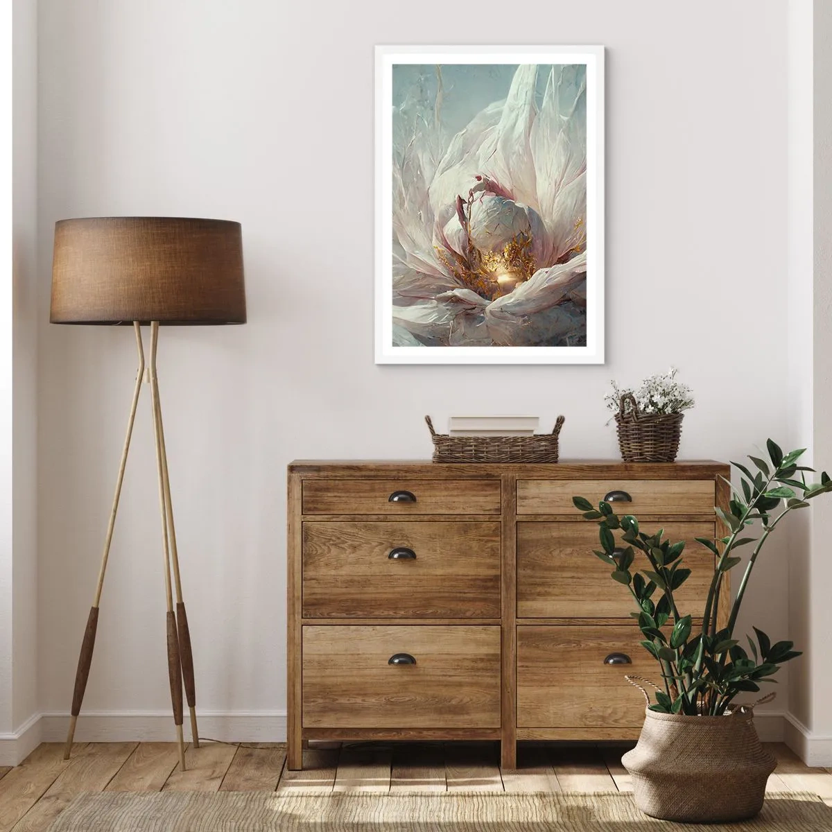 Poster in cornice bianca - Fiorisce ogni cento anni - 70x100 cm