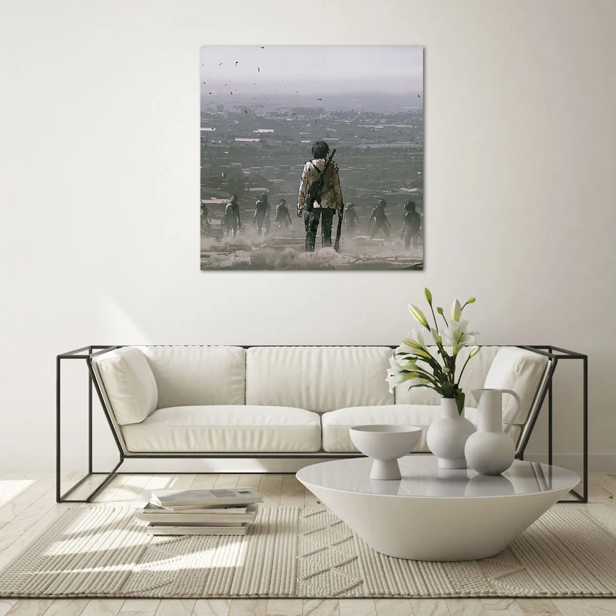 Quadro su vetro - L'ultimo dei giusti? - 40x40 cm