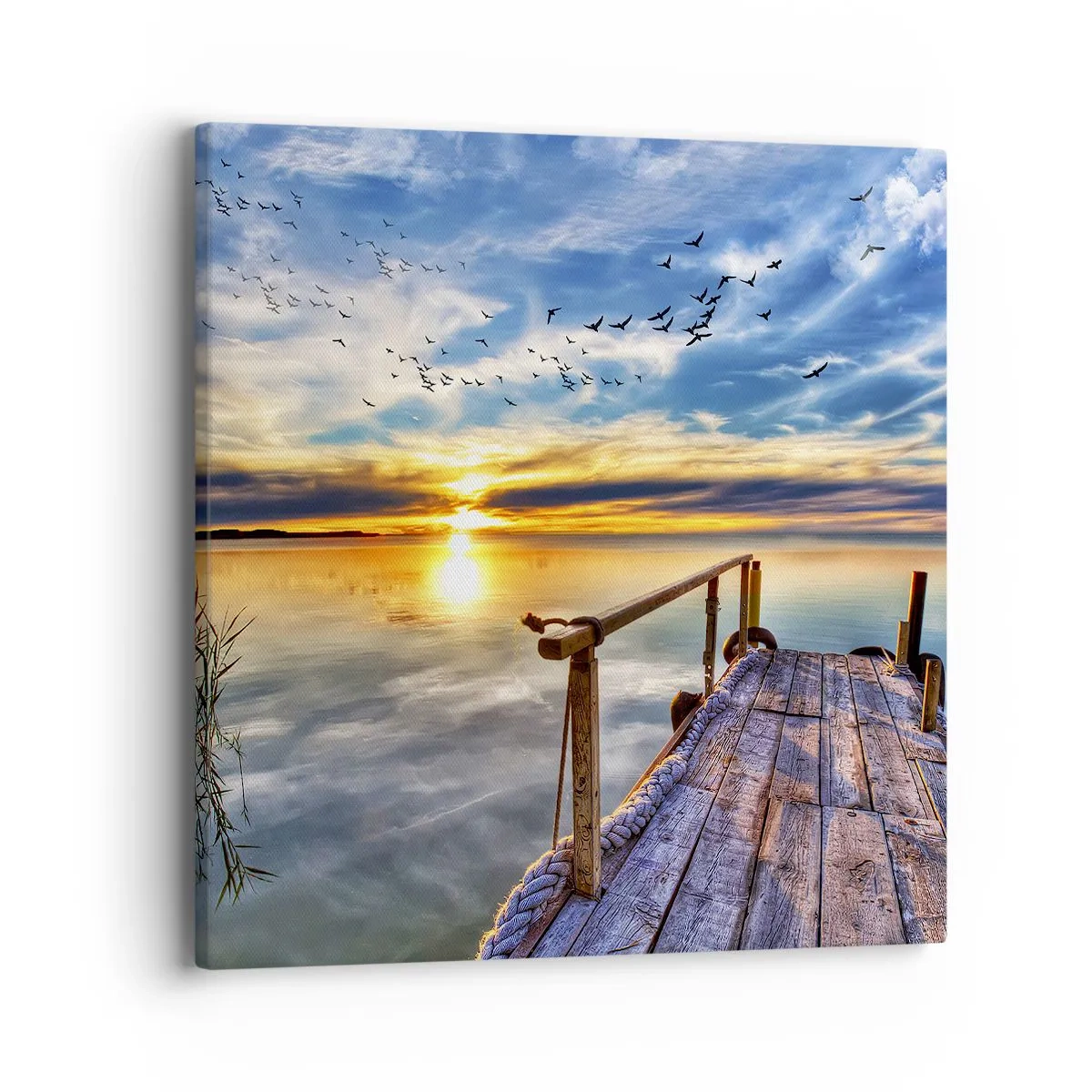 Quadro su tela - Stampe su Tela - Il vento è andato a dormire - 40x40 cm