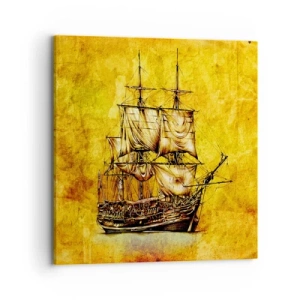 Quadro su tela - Stampe su Tela - Verso la Tortuga! - 70x70 cm