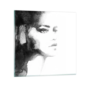 Quadro su vetro - Fatta di mistero e di nebbia - 40x40 cm