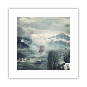 Poster - Sulle acque magiche - 30x30 cm